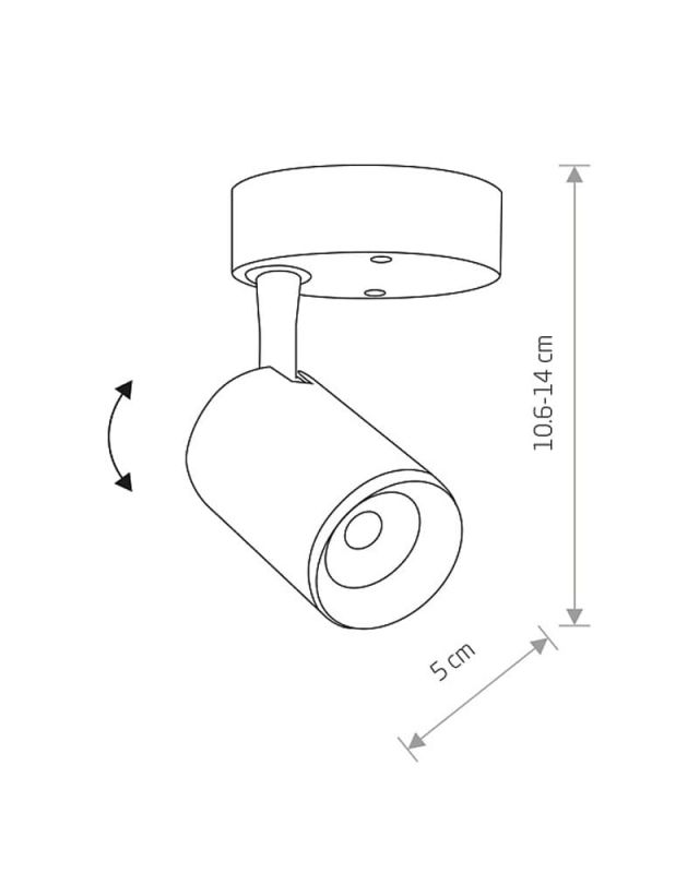 Спот світильник Nowodvorski IRIS LED BLACK