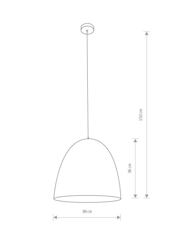 10323 Світильник підвіс Nowodvorski EGG WHITE/COPPER M PL