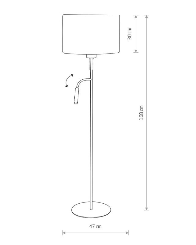 Торшер Nowodvorski HOTEL PLUS