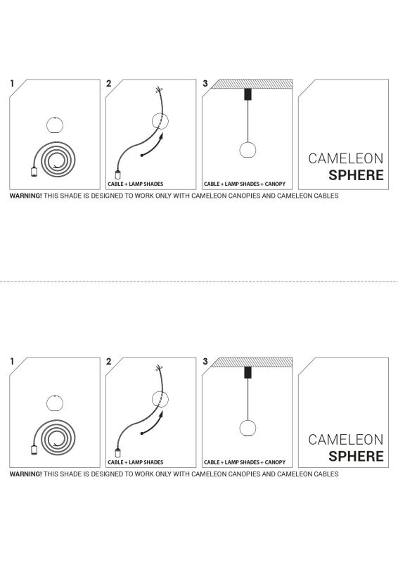 8530 Плафон для світильника CAMELEON SPHERE M PL