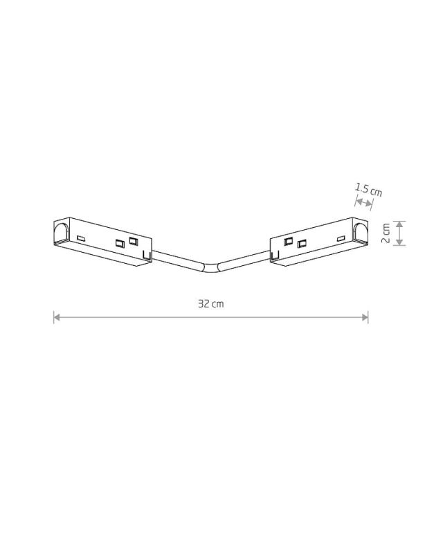 10166 З'єднувач кутовий провідний Nowodvorski LVM CORNER CONDUCTIVE MODULE CN