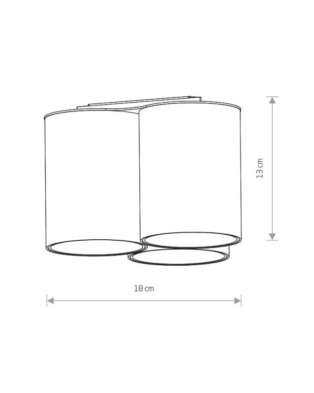 Точечный светильник Nowodvorski EYE TONE III BLACK/GOLD