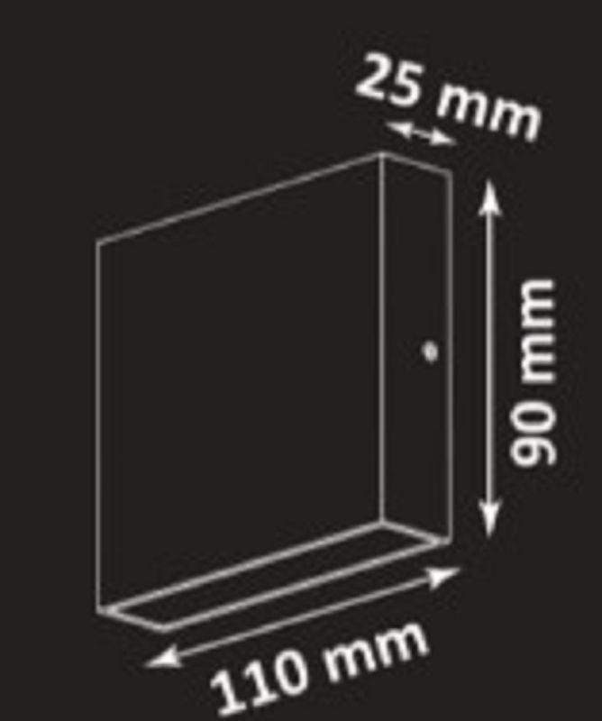 Уличный светильник Goldlux Chicago Led 1x3,5W 4000K 250Lm IP44 WH