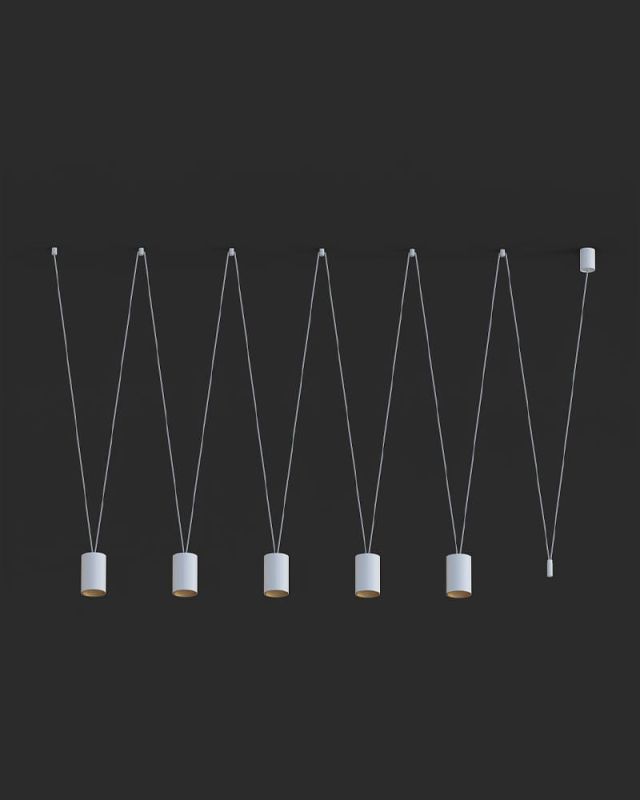 Подвесной светильник Nowodvorski MORE TONE V WHITE/GOLD