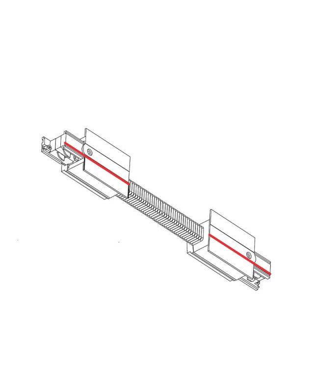 З'єднувач Nowodvorski CTLS RECESSED POWER FLEX CONNECTOR WHITE CN