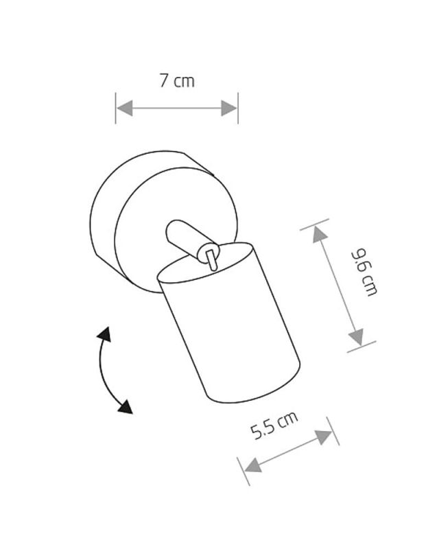 Спот світильник Nowodvorski EYE SPOT BRASS I