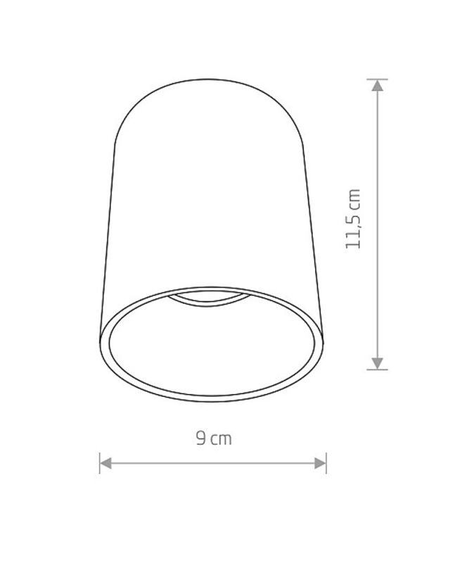 Точковий світильник Nowodvorski EYE TONE WHITE/WHITE