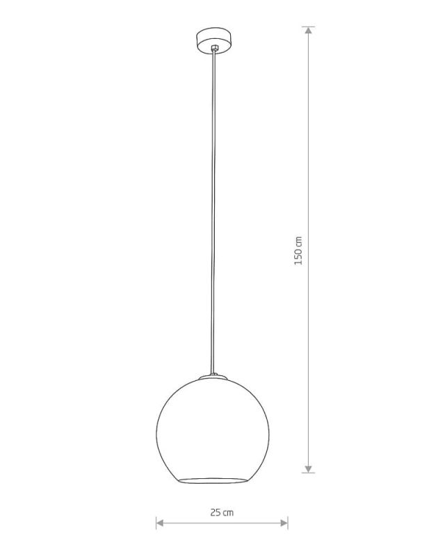 Подвесной светильник Nowodvorski POLARIS SILVER