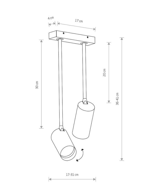 Спот светильник Nowodvorski MONO LONG II WHITE