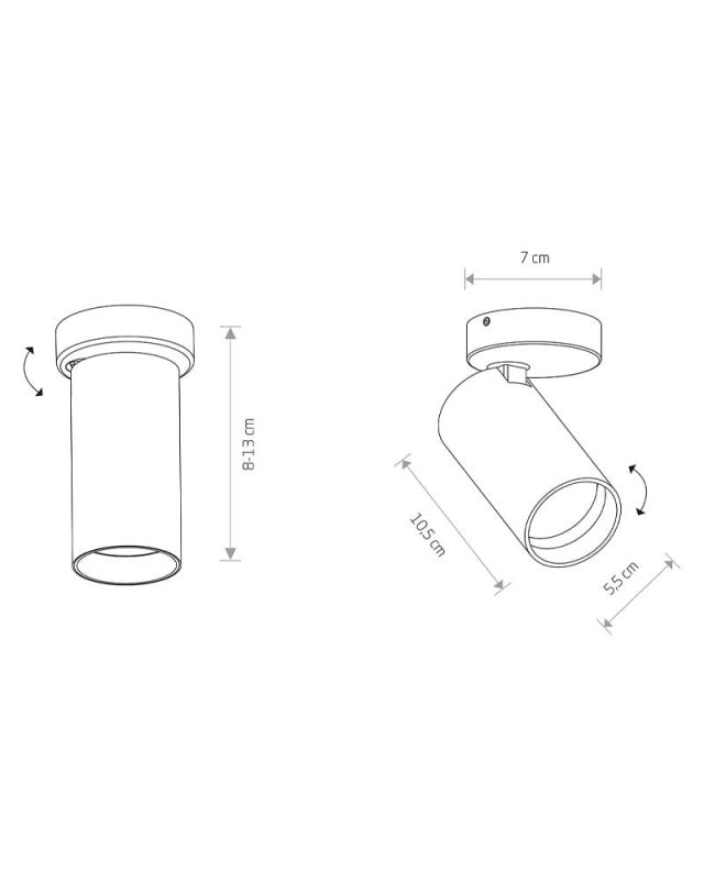 Спот светильник Nowodvorski MONO I BLACK/GOLD