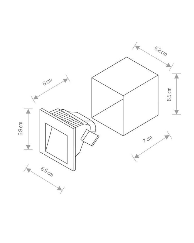 Уличный светильник Nowodvorski STEP WHITE LED