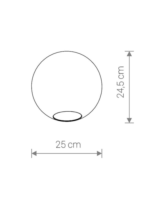 8528 Плафон для світильника CAMELEON SPHERE L PL