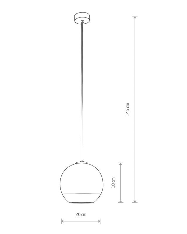 Подвесной светильник Nowodvorski GLOBE PLUS S