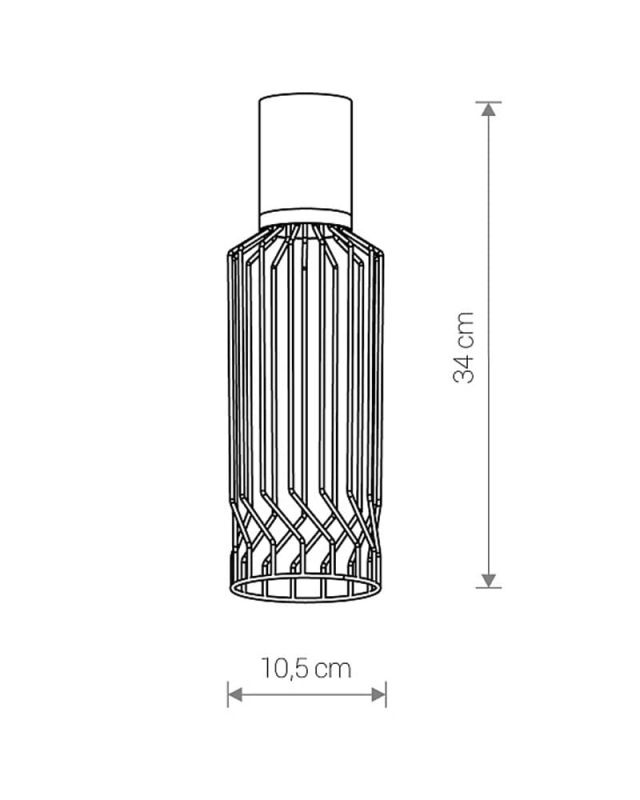 8590 Абажур Nowodvorski CAMELEON PICO B BL/G PL