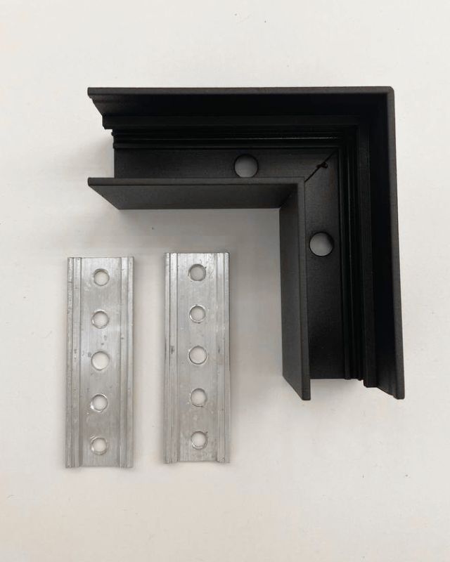 10164 З'єднувач кутовий накладний Nowodvorski LVM HORIZONTAL CORNER CN