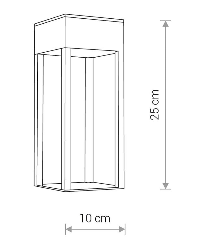 Вуличний світильник Nowodvorski STRUCTURE LED I
