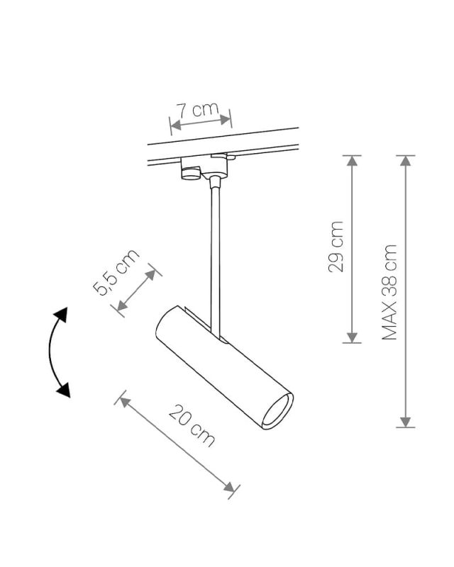 Трековый светильник Nowodvorski PROFILE EYE SUPER BLACK C