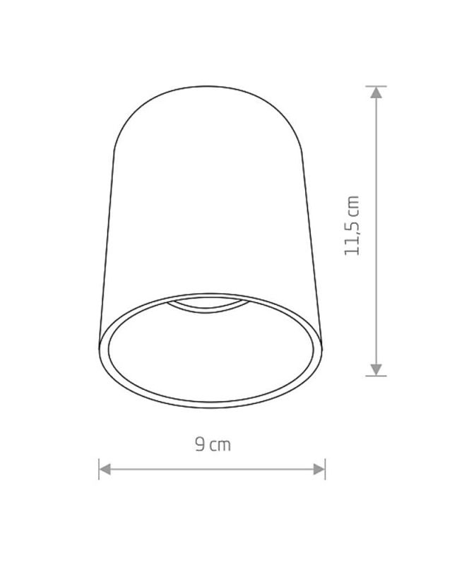 Точечный светильник Nowodvorski EYE TONE WHITE/SILVER