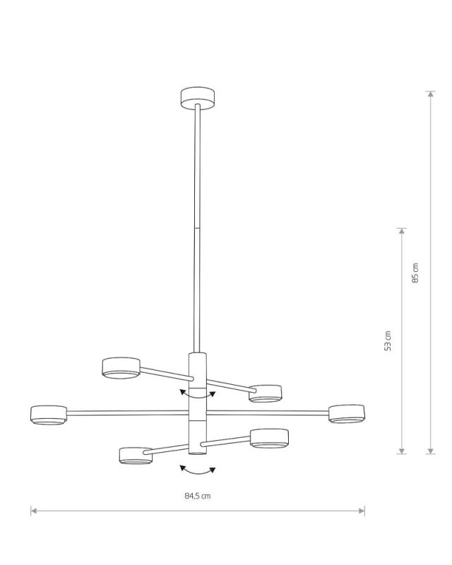 Підвісний світильник Nowodvorski ORBIT WHITE VI