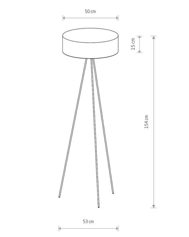 Торшер Nowodvorski CADILAC III BLACK GY