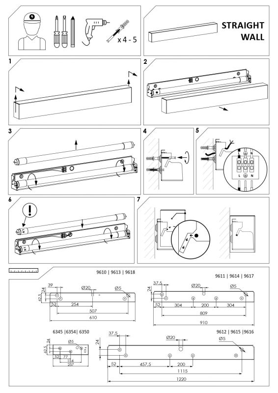 Світильник настінний Nowodvorski WALL WHITE XS