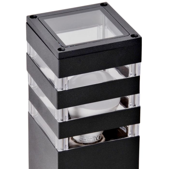 Вуличний світильник Goldlux Teksas E27 1x12W IP44 GR