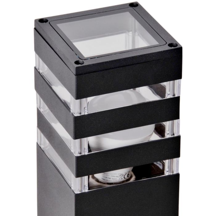 Вуличний світильник Goldlux Teksas E27 1x12W IP44 GR