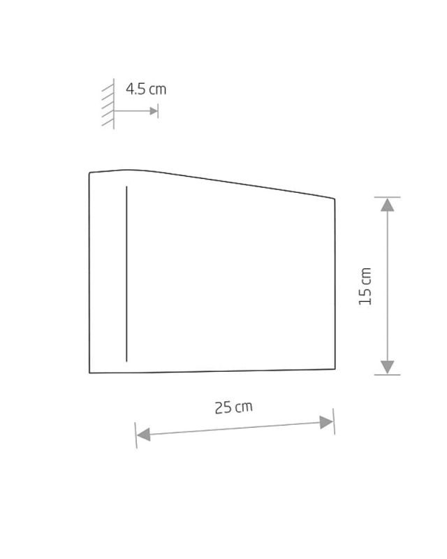 Светильник настенный Nowodvorski HAGA GRAPHITE