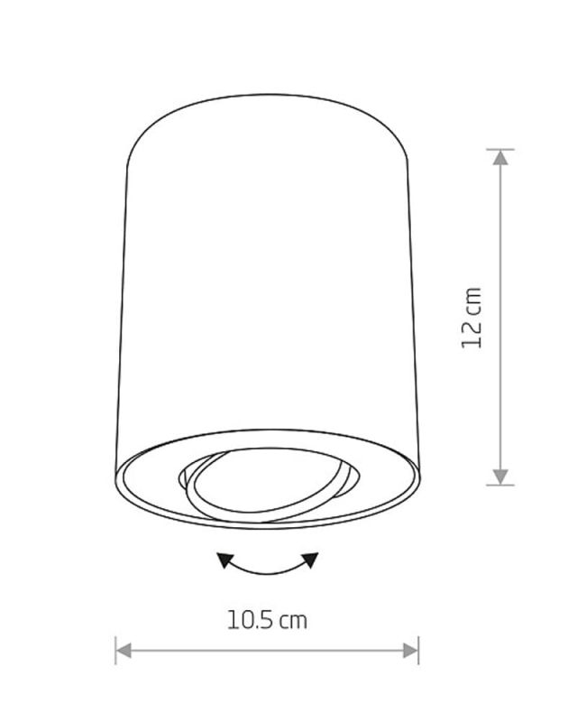 Точечный светильник Nowodvorski SET BLACK/GOLD