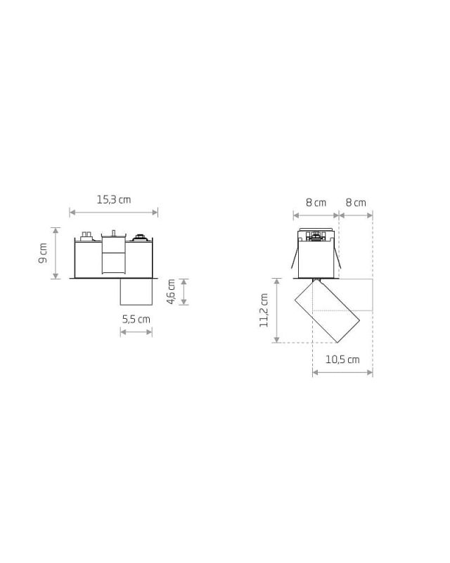 10464 Світильник Nowodvorski MONO DEEP I WHITE PL