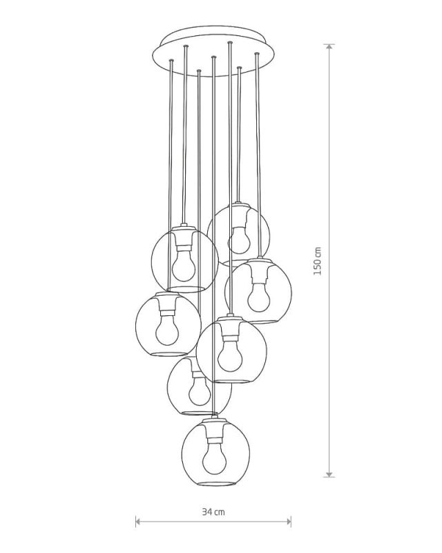 Люстра Nowodvorski VETRO VII