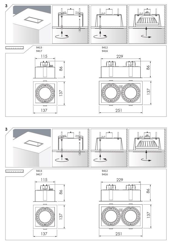 Точковий світильник Nowodvorski MOD WHITE II