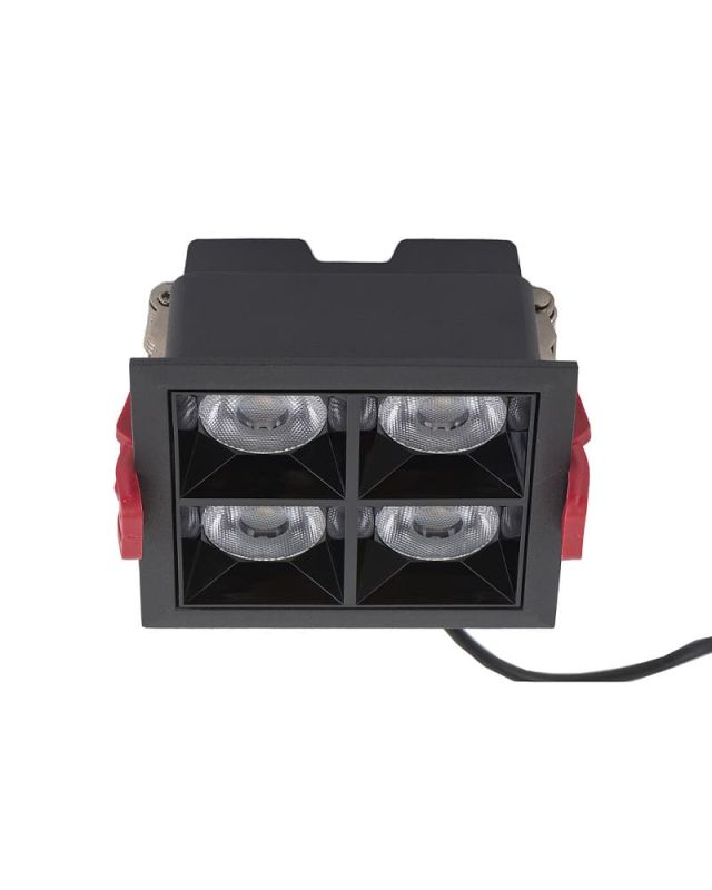 10061 Світильник Nowodvorski MIDI LED BLACK 16W 3000K RECESSED CN