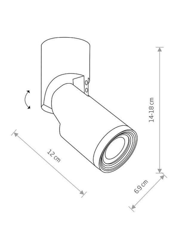 7658 Світильник Nowodvorski MIKE BL CG CN