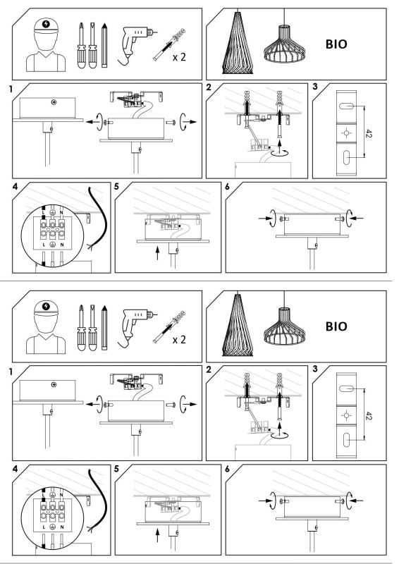 Підвісний світильник Nowodvorski BIO S