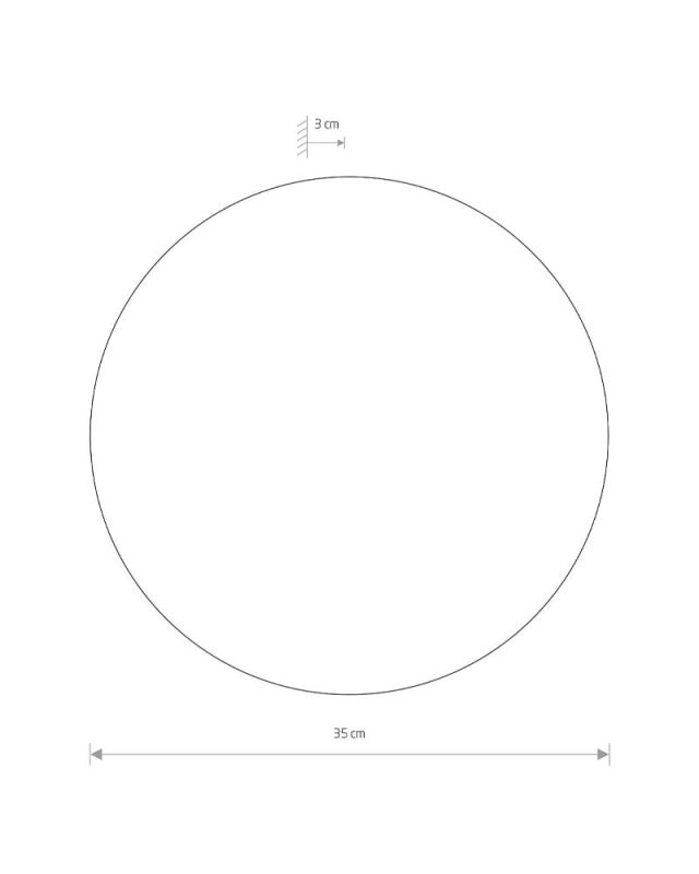 7636 Світильник Nowodvorski RING LED BLACK L PL