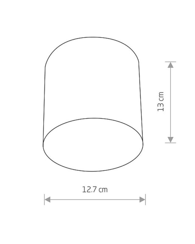 Точечный светильник Nowodvorski POINT PLEXI BLACK M