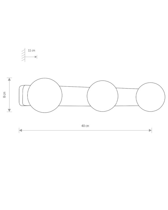 Светильник настенный Nowodvorski BRAZOS III