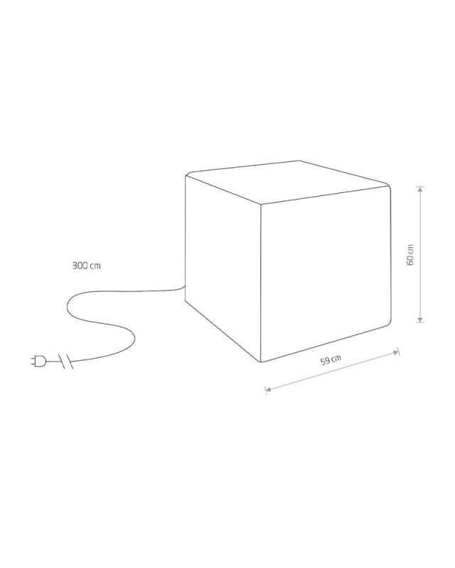 Вуличний світильник Nowodvorski CUMULUS CUBE L