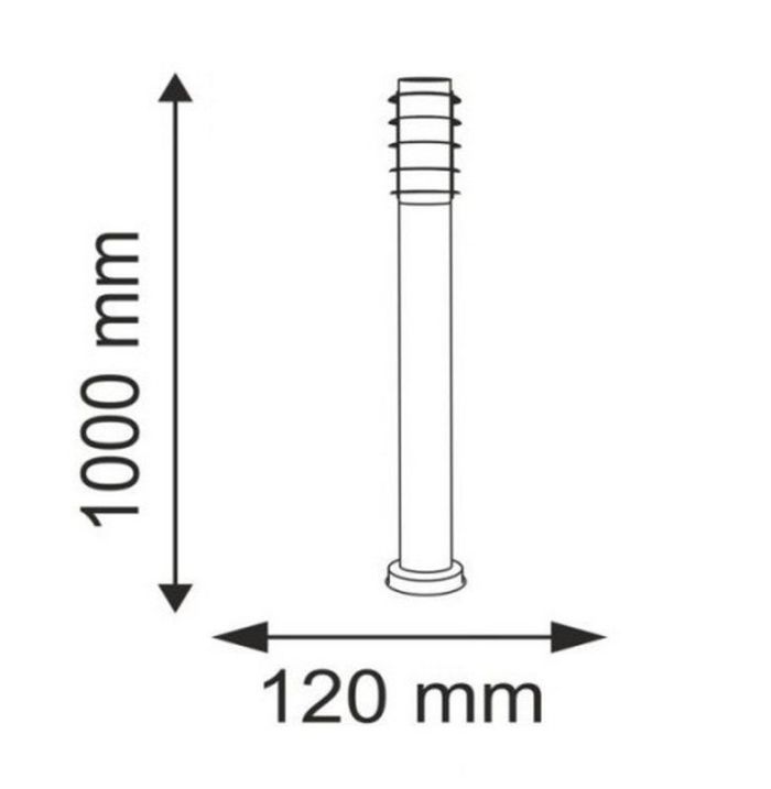 Уличный светильник Goldlux Serena E27 1x10W IP44 GR