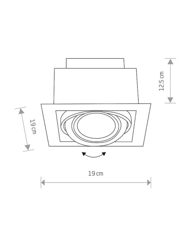 Точечный светильник Nowodvorski DOWNLIGHT WHITE I