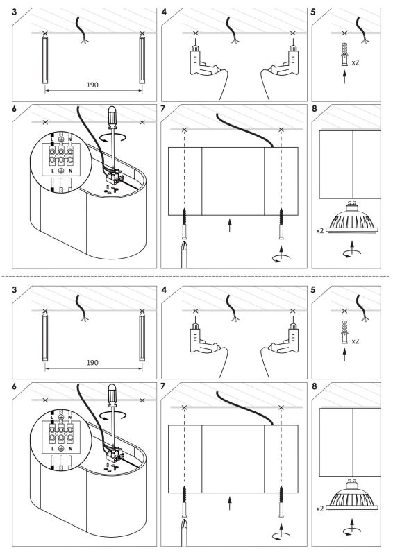 Точечный светильник Nowodvorski GROOVE WHITE