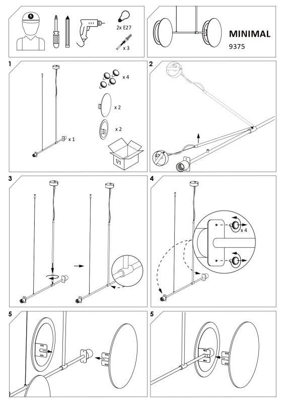 Люстра Nowodvorski MINIMAL II