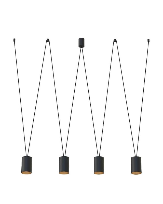 Подвесной светильник Nowodvorski MORE TONE IV BLACK/GOLD