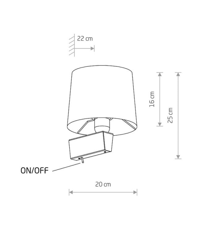 Бра Nowodvorski CHILLIN BLACK I BL/G