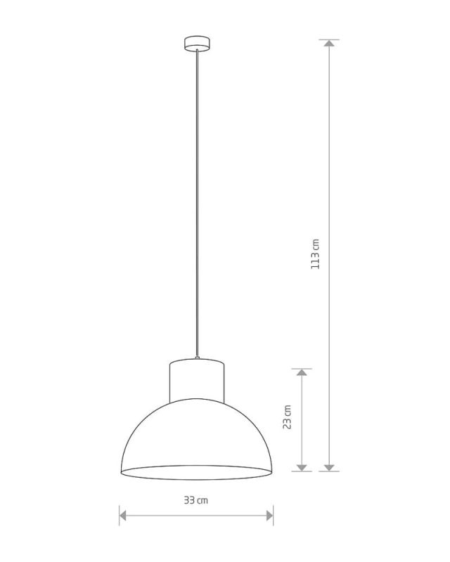 Подвесной светильник Nowodvorski WORKS BLACK I