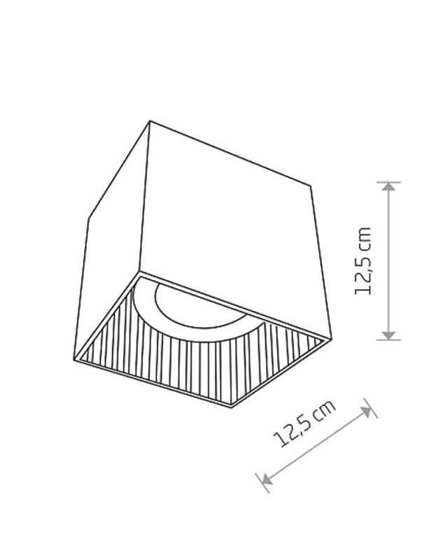 Точечный светильник Nowodvorski GROOVE I BLACK