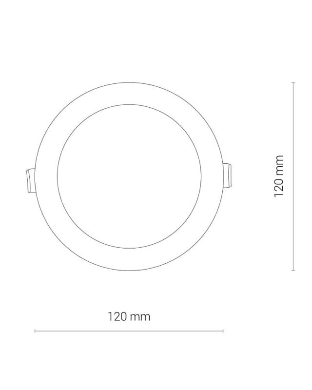 8782 Точковий світильник Nowodvorski CL KOS LED 8W, 3000K WHITE CN