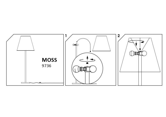 Торшер Nowodvorski MOSS FL