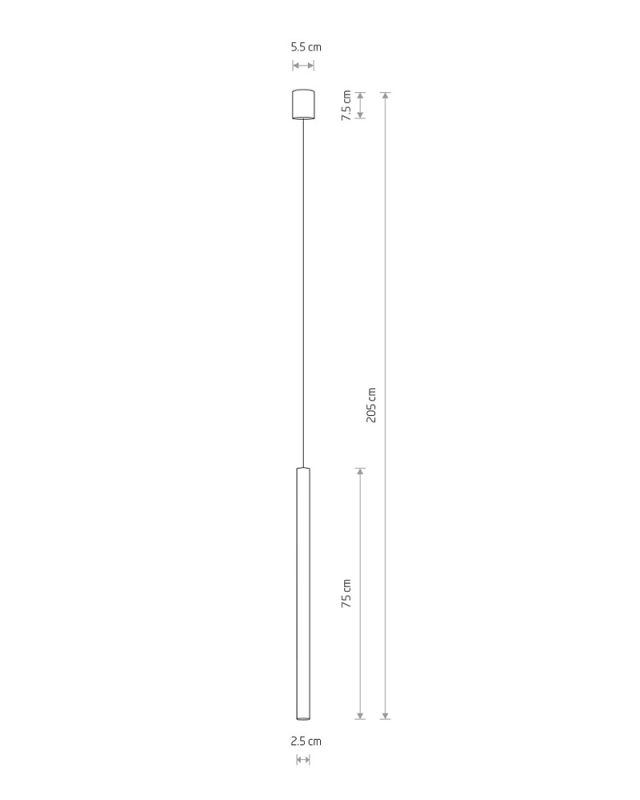10448 Світильник підвіс Nowodvorski LASER 750 COPPER PL